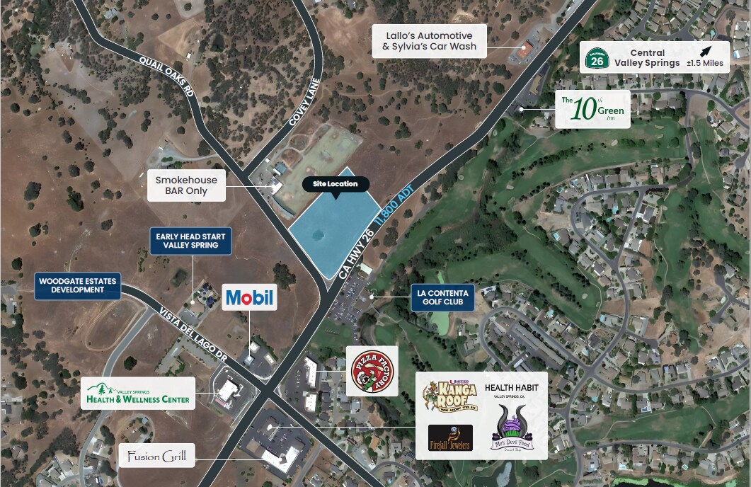 NEC Hwy 26 & Quail Lakes Rd, Valley Springs, CA for Sale