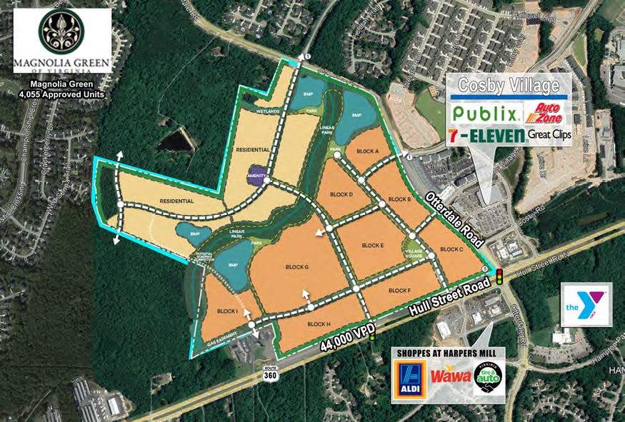 Hull St & Otterdale Rd, Chesterfield, VA for Rent