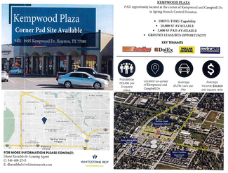 Houston, TX Retail - 9401-9499 Kempwood Dr