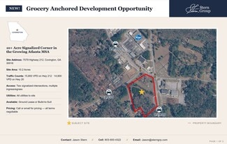 Covington, GA Commercial Land - 7079 Highway 212