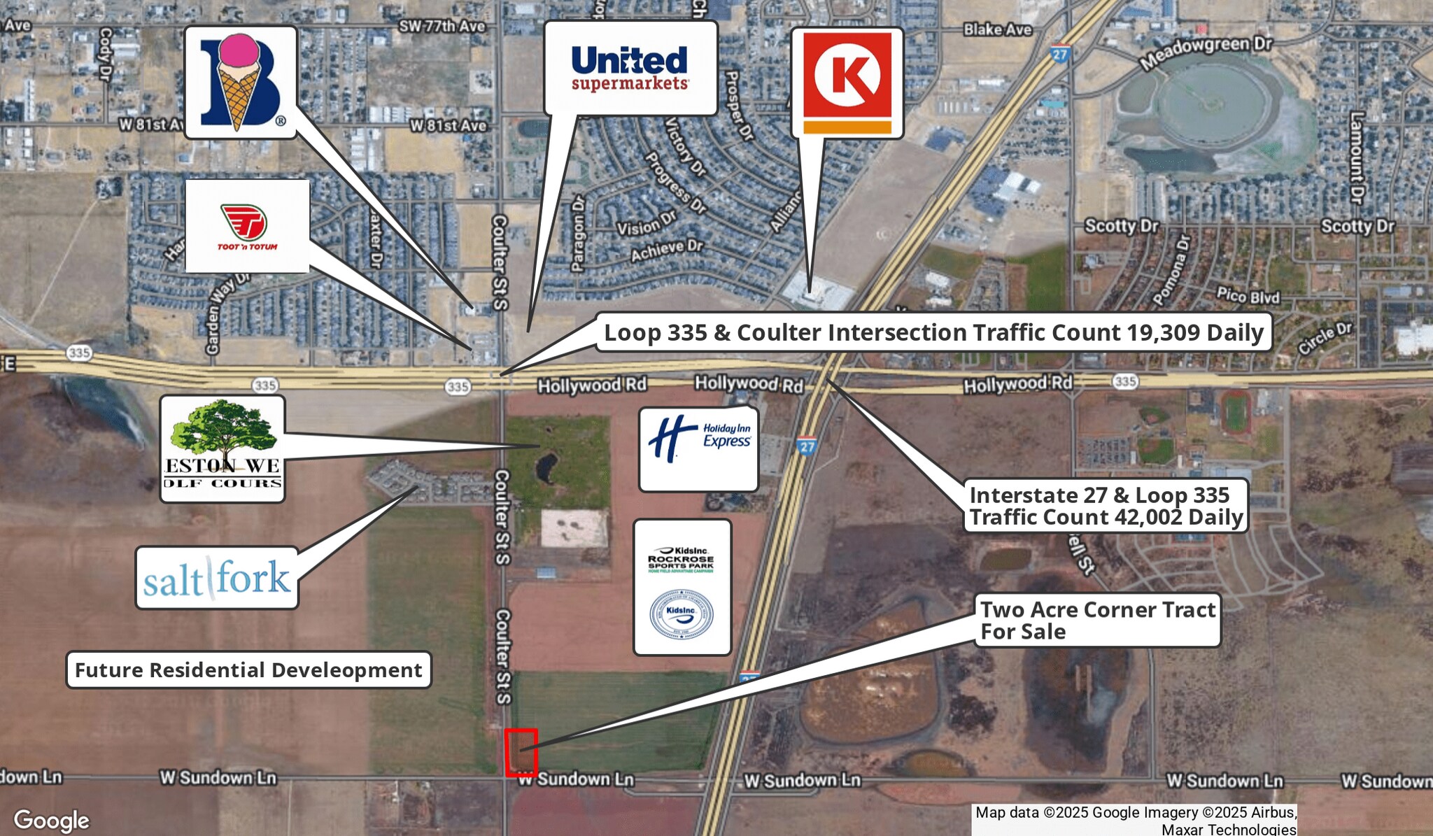 S Coulter & W Sundown, Amarillo, TX for Sale