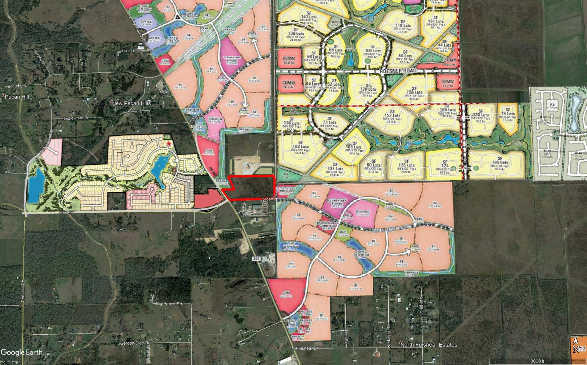 FM 359/Jordan Rd, Fulshear, TX for Sale