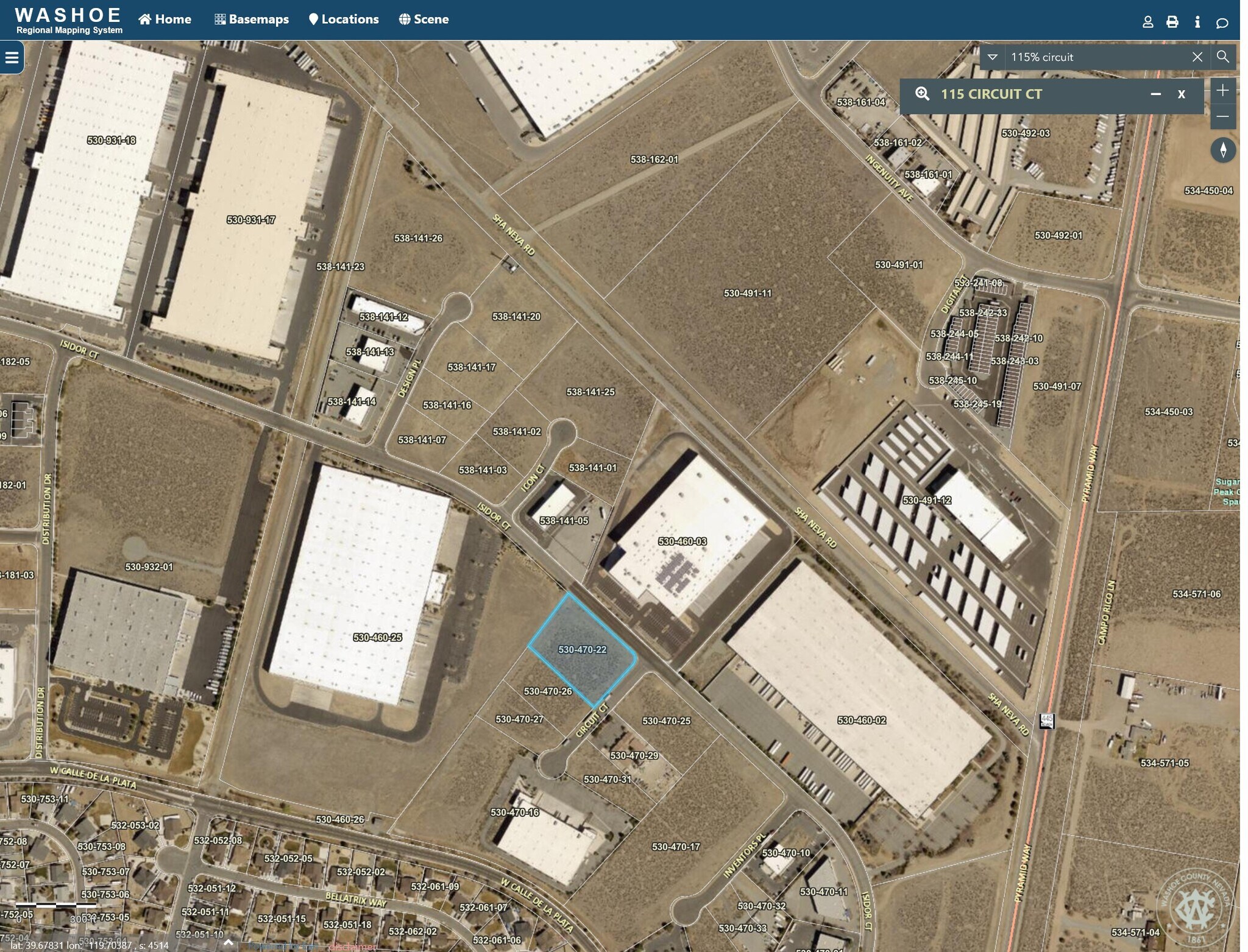 115 Circuit Ct Sparks, NV 89441 Land Property for Sale on