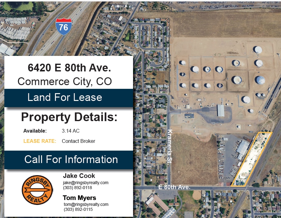 6420 E 80th Ave - LAND, Commerce City, CO for Rent