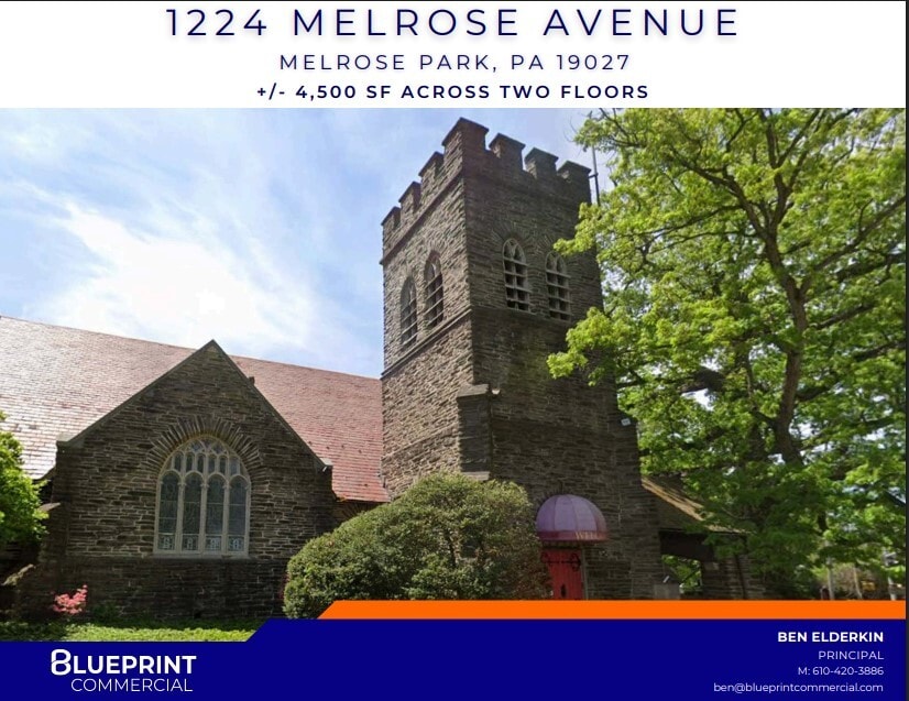 1224 Melrose Ave, Melrose Park, PA for Rent