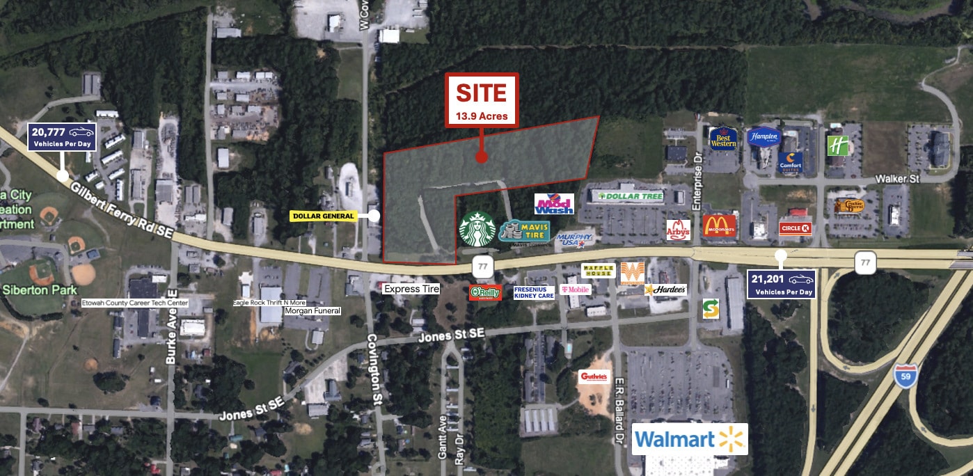 Gilbert Ferry Rd & Covington Ave, Attalla, AL for Rent