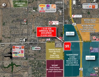 Phoenix, AZ Commercial Land - SWC Loop 101 & Indian School Road