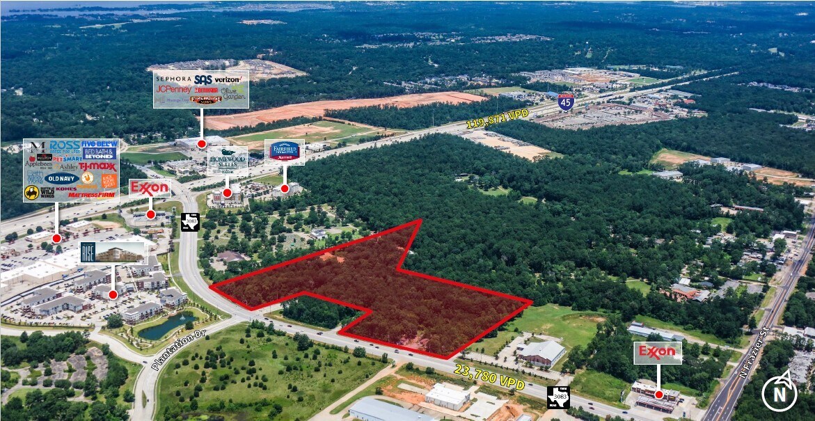 FM 3083 @ Plantation Dr, Conroe, TX for Sale