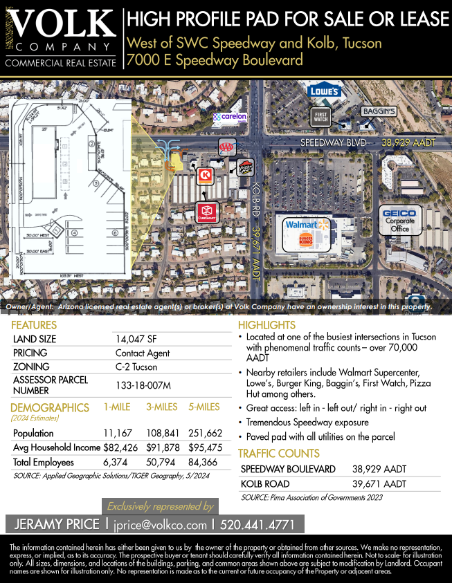 7000 E Speedway Blvd, Tucson, AZ for Sale