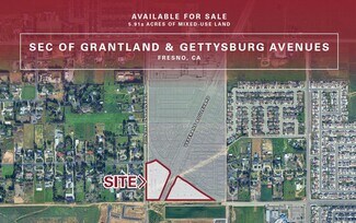 Fresno, CA Commercial Land - SEC Grantland Ave @ Gettysburg