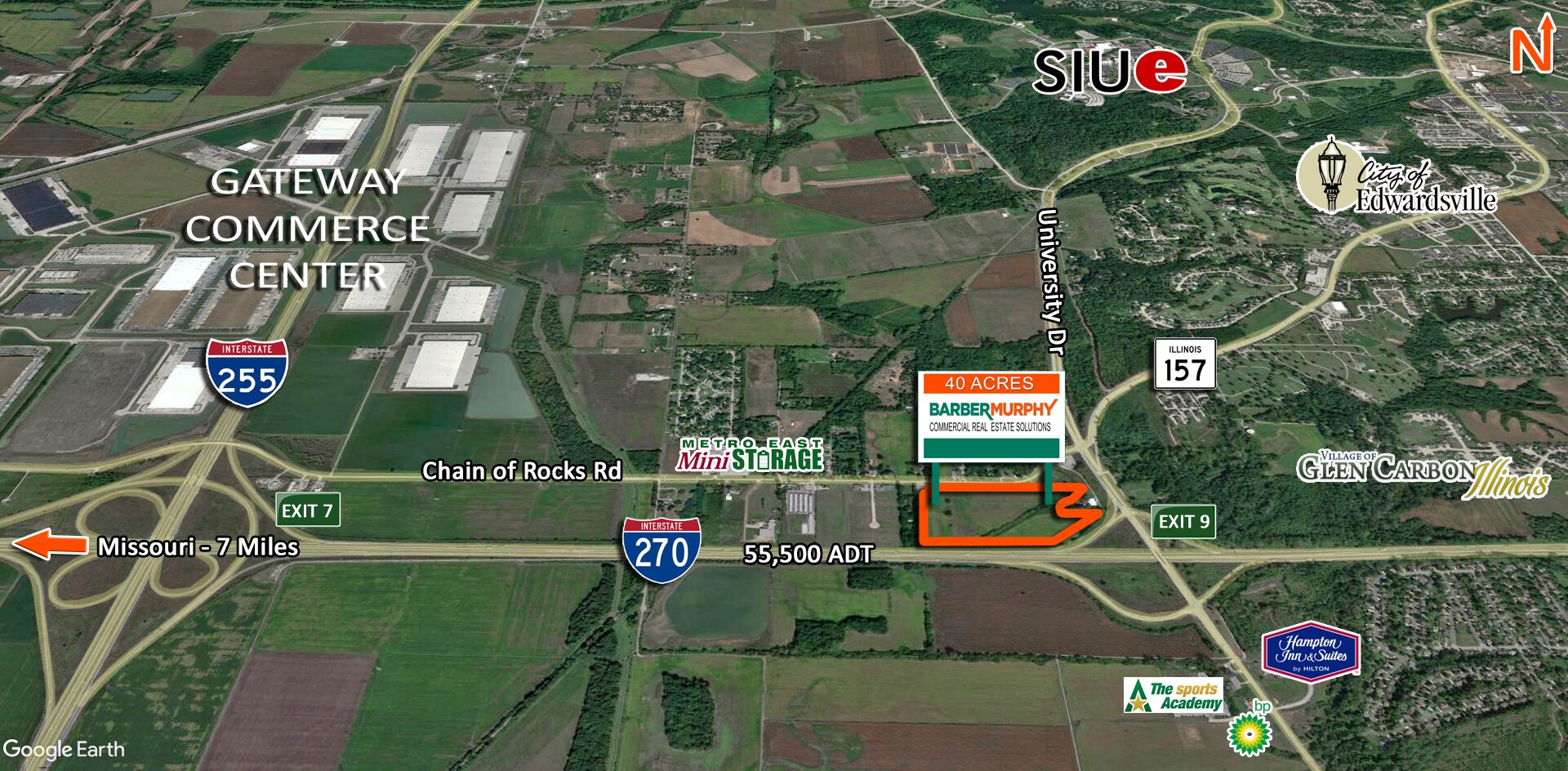 Chain Of Rocks Rd, Edwardsville, IL for Sale