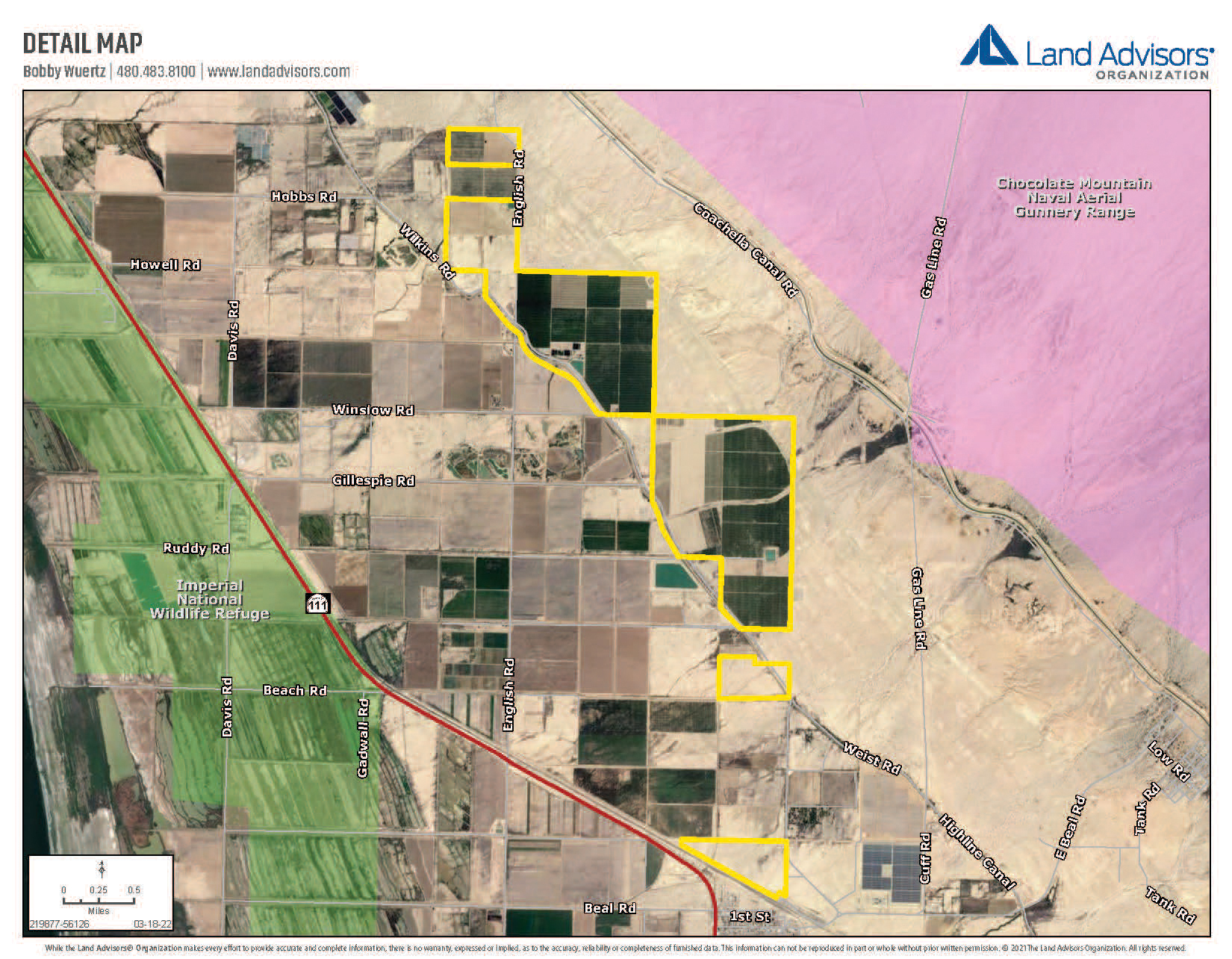 Wilkins Road, Niland, CA for Sale