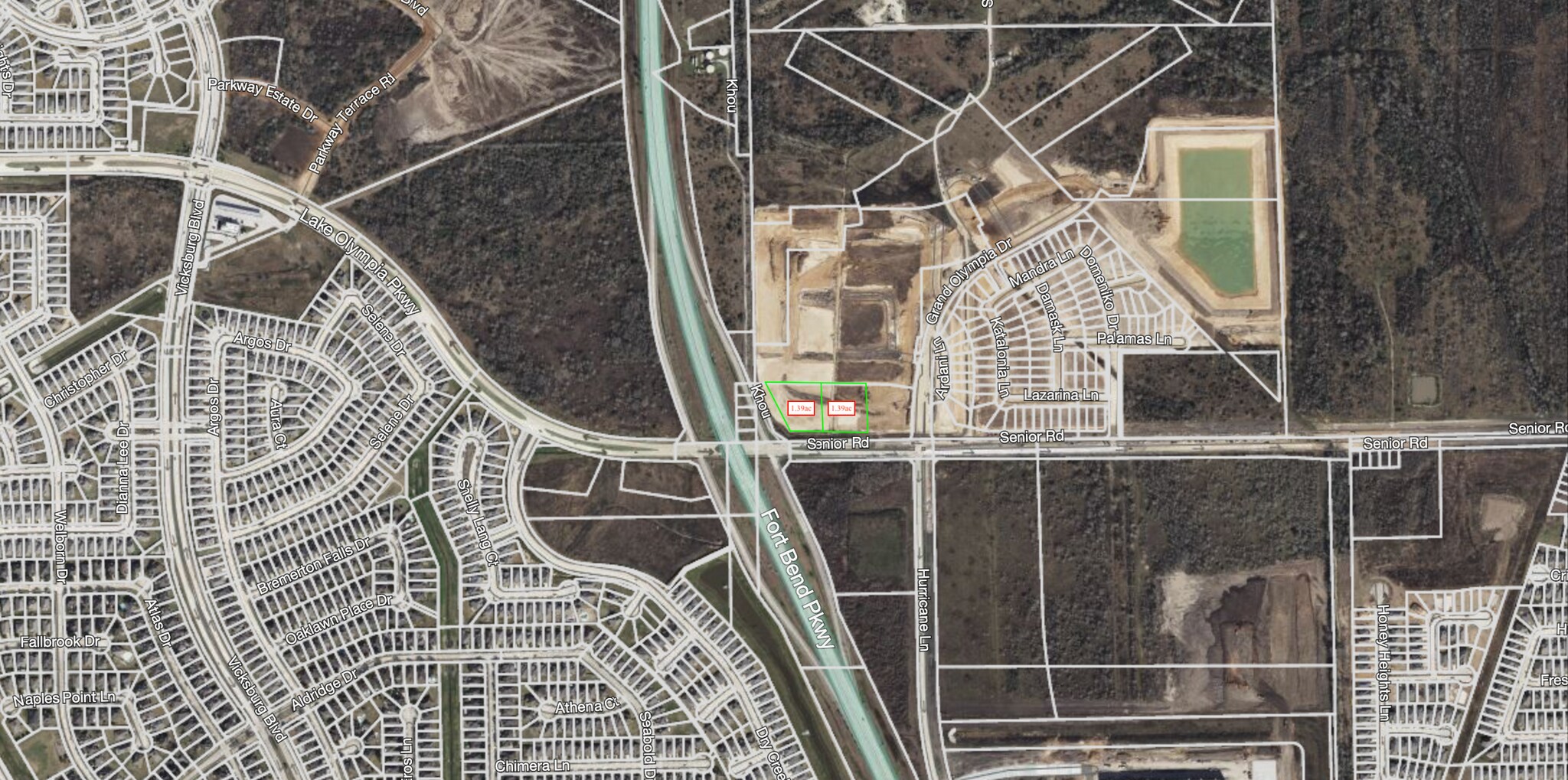 Lake Olympia Pkwy Fort Bend Pkwy Missouri City, TX 77459 Land Property for Lease on