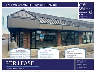 Eugene, OR Office/Retail, Retail - 36 E 17th Ave