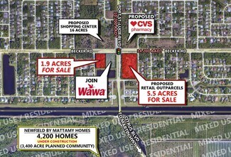 Port Saint Lucie, FL Commercial Land - Becker Road & Port St. Lucie Blvd SW