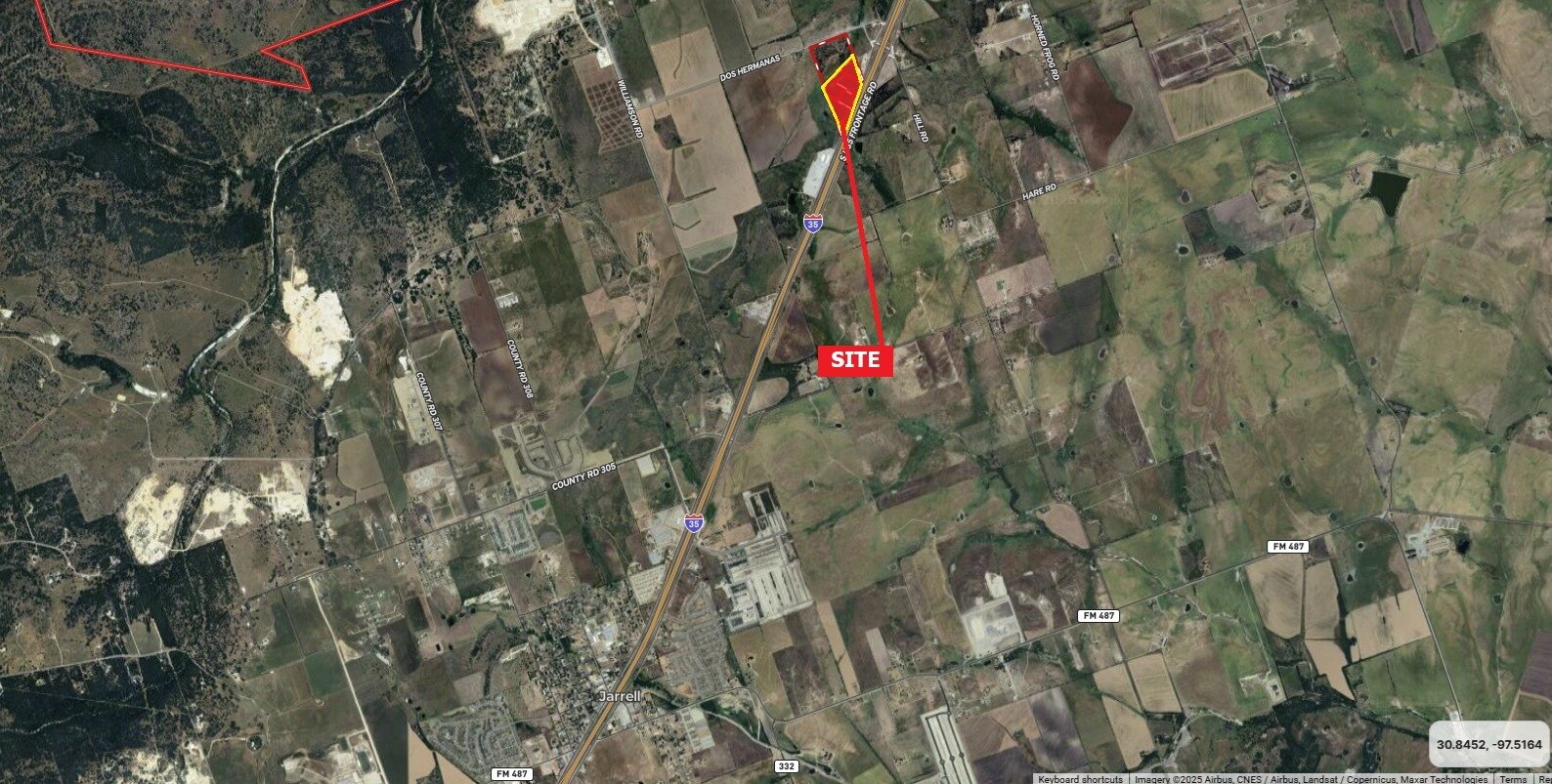IH-35 Service Road @ Dos Hermanas Road, Salado, TX for Sale