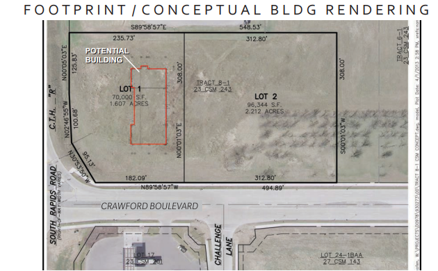 NEC Rapids and Crawford Rd, Manitowoc, WI for Rent