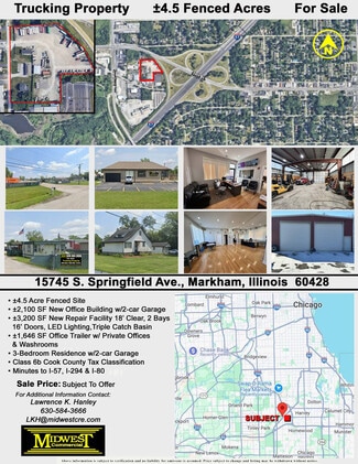 Markham, IL Truck Terminal - 15745 S Springfield Ave