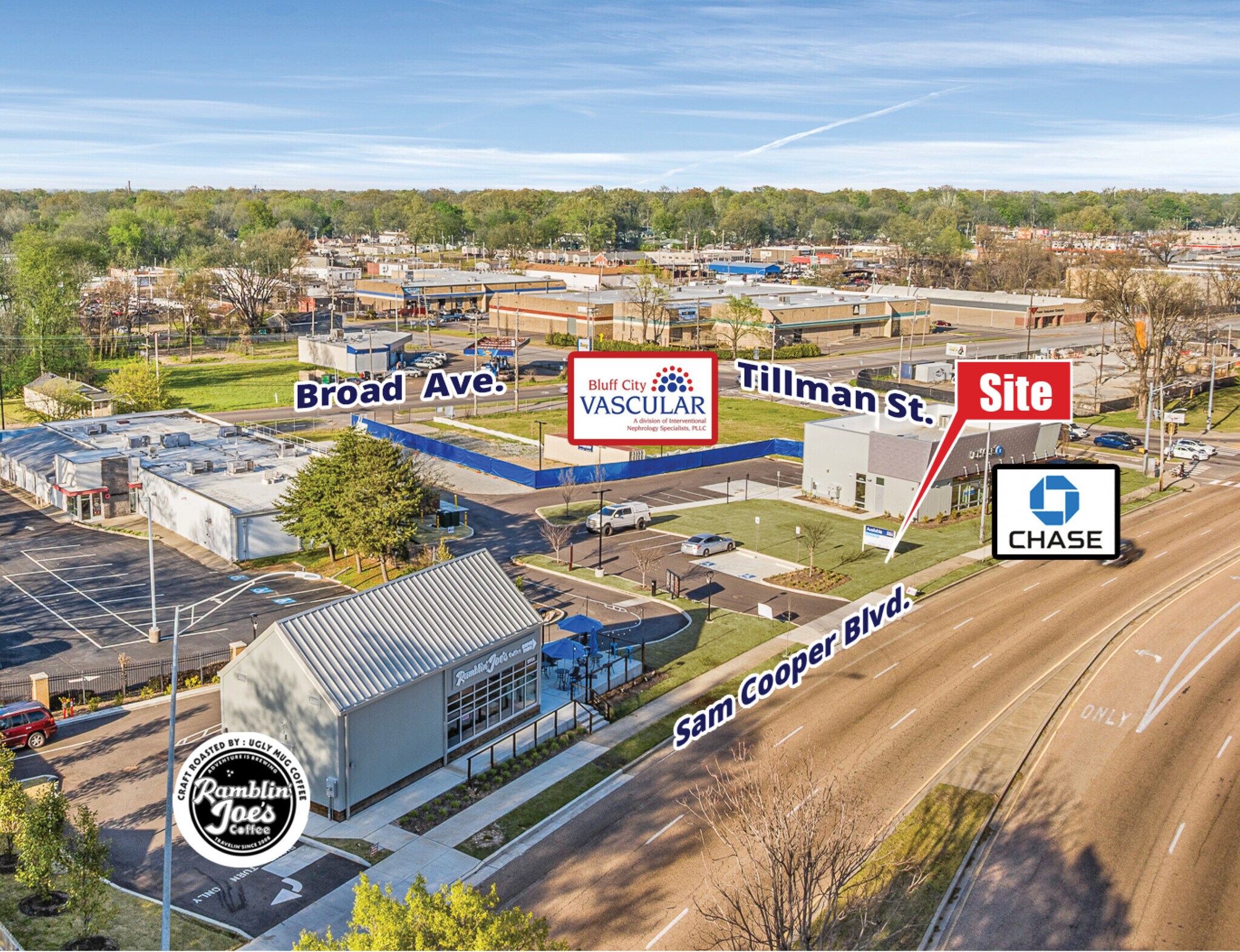 Sam Cooper Blvd. and Tillman St., Memphis, TN for Rent
