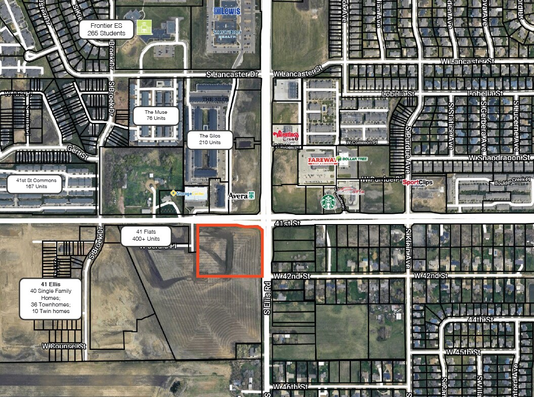 41st Street & Ellis Road South, Sioux Falls, SD for Sale