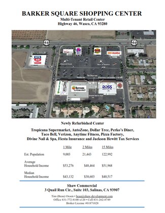 Wasco, CA Office/Retail - 2445 Highway 46