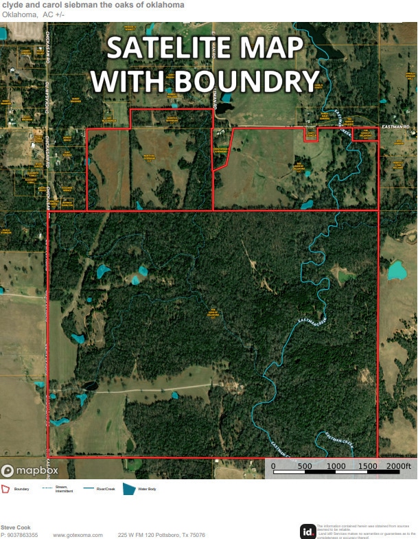 6283 Chickasaw Rd, Colbert, OK for Sale