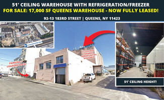 Hollis, NY Warehouse - 9213 183rd St Hollis, NY Warehouse - 9213 183rd St