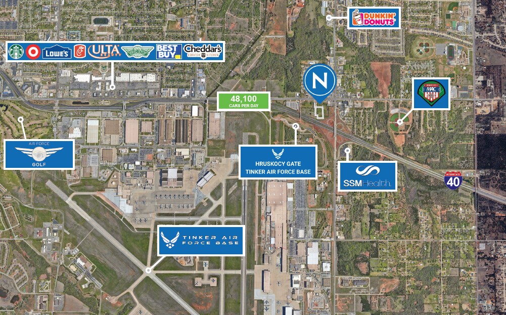 SE 29th St and S Douglas blvd, Midwest City, OK for Sale