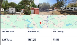 Hillsboro, TX Commercial - 995 FM 1947 Hillsboro, TX Commercial - 995 FM 1947