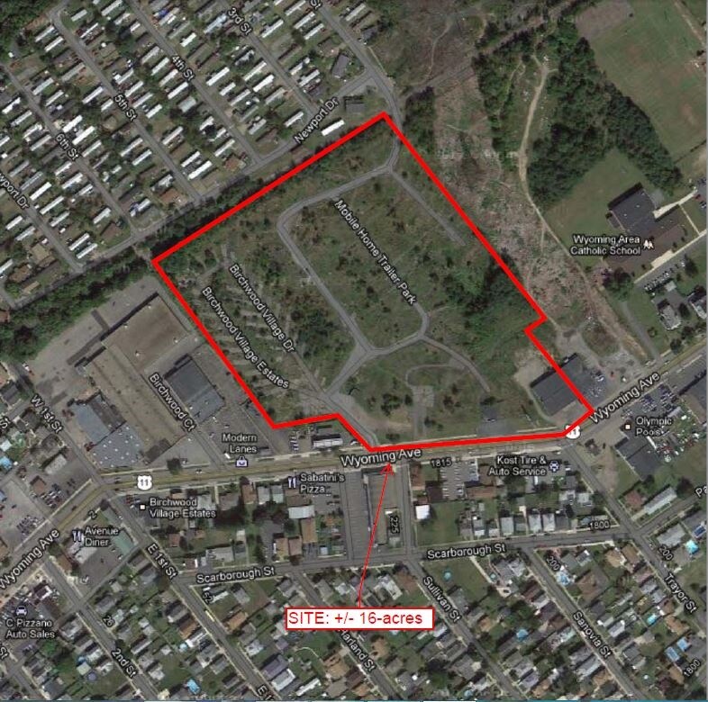 Wyoming Avenue Route 11 S Exeter, PA 18643 Land Property for Sale on