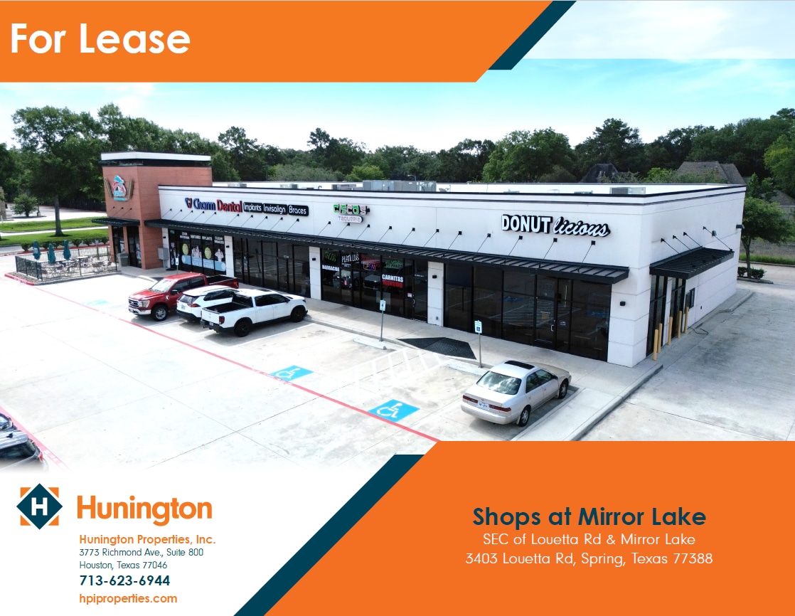 SEC Louetta Rd At Mirror Lake Rd, Spring, TX for Rent