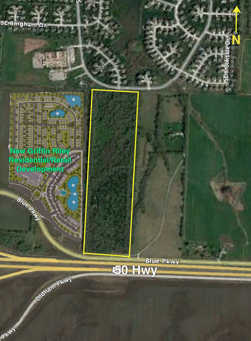 N & E of Blackwell & 50 hwy, Lees Summit, MO for Sale