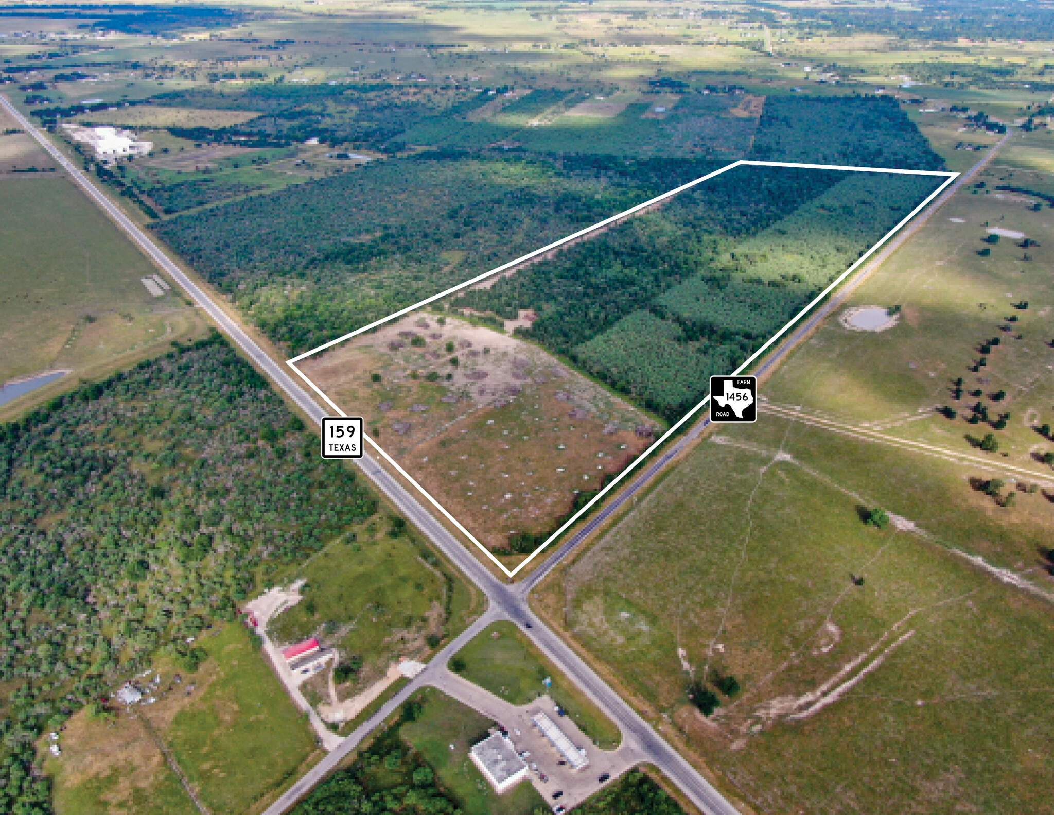 Highway 159 @ FM 1456, Bellville, TX for Sale