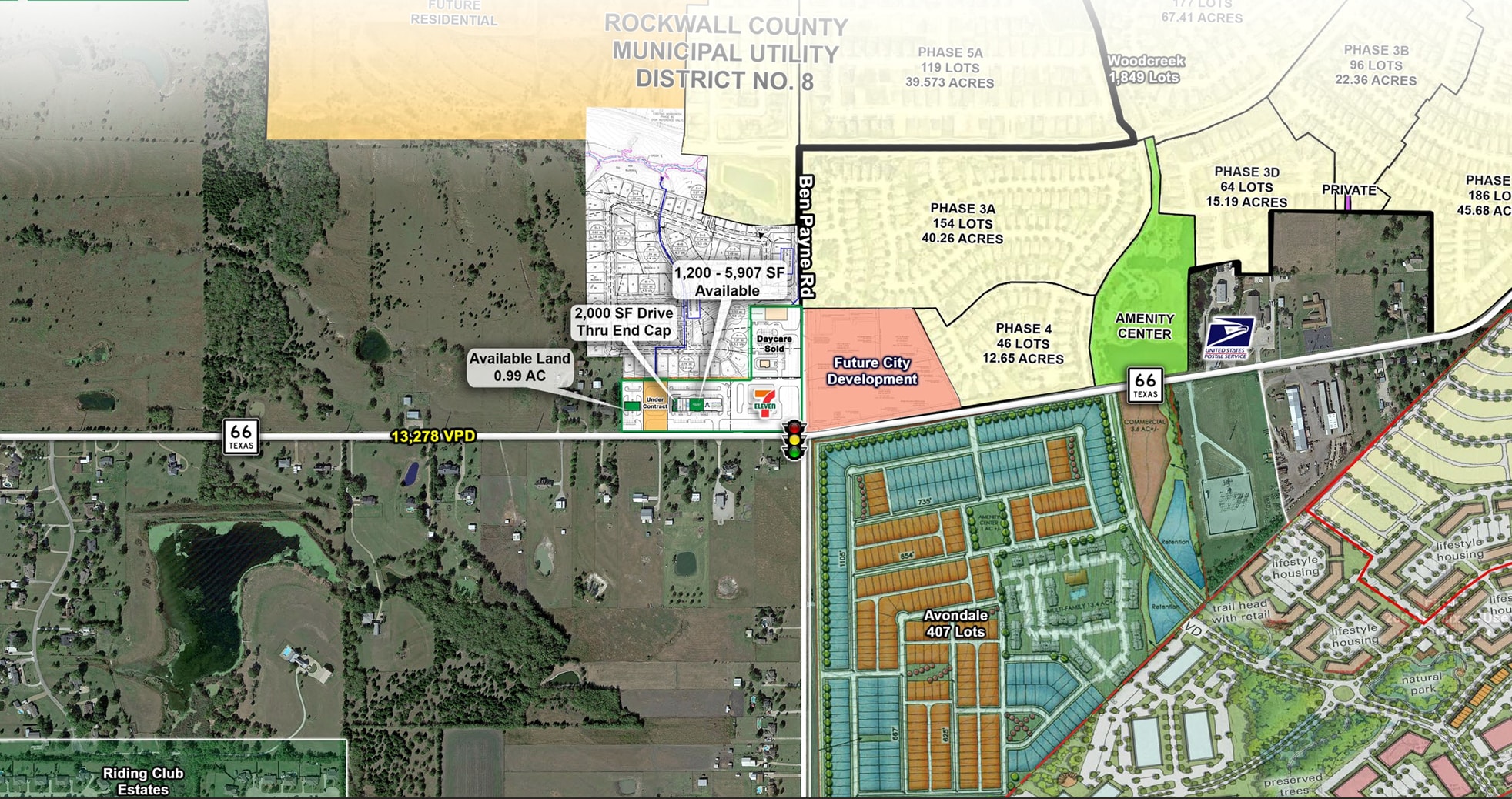 NWQ OF HWY 66 & BEN PAYNE ROAD, Fate, TX for Rent