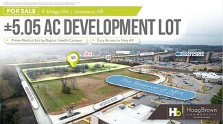 Jonesboro, AR Commercial Land - 2099 Bridger Rd Jonesboro, AR Commercial Land - 2099 Bridger Rd