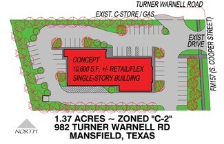 Mansfield, TX Commercial Land - 982 Turner Warnell Rd Mansfield, TX Commercial Land - 982 Turner Warnell Rd