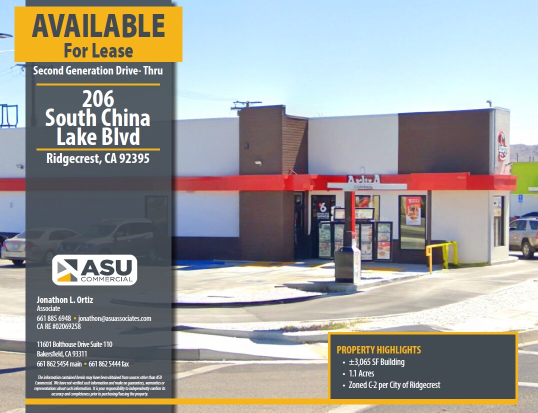 206 S China Lake Blvd, Ridgecrest, CA for Sale