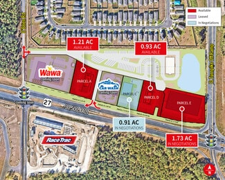 Groveland, FL Commercial Land - US Hwy 27 & O'Brien Road