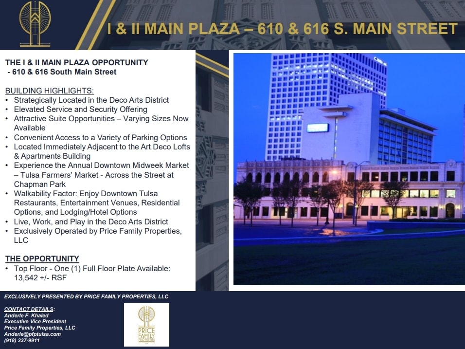 610-616 S Main St, Tulsa, OK for Rent