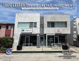 Los Angeles, CA Storefront Retail/Office - 11737-11739 W Washington Blvd Los Angeles, CA Storefront Retail/Office - 11737-11739 W Washington Blvd