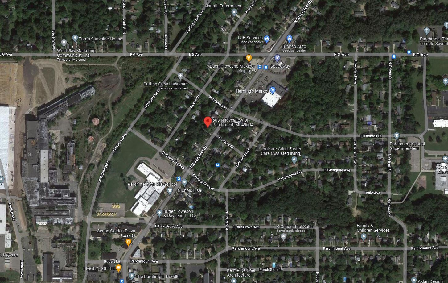 503 N Riverview Dr, Parchment, MI for Sale