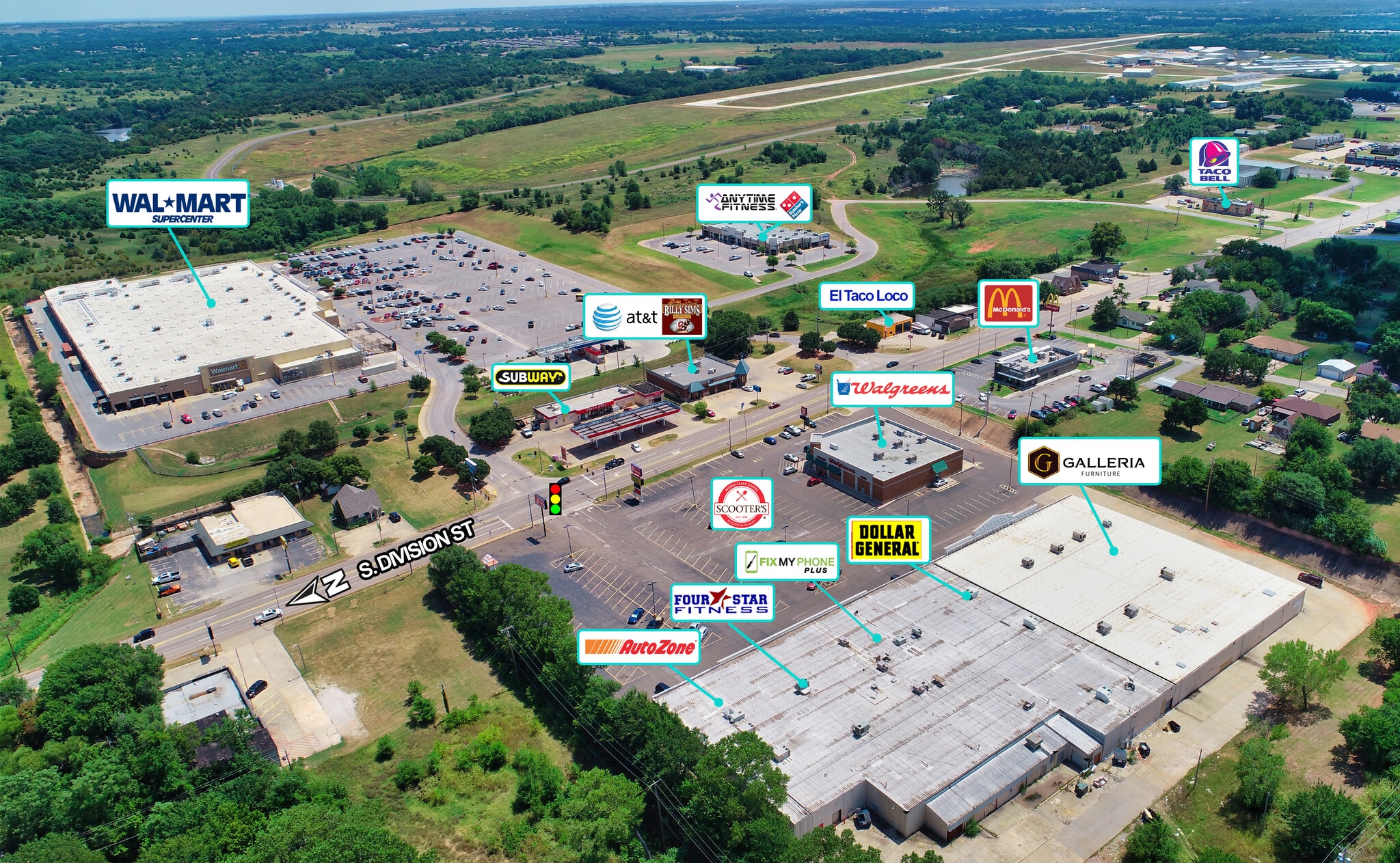 1519-1599 S Division St, Guthrie, OK for Sale