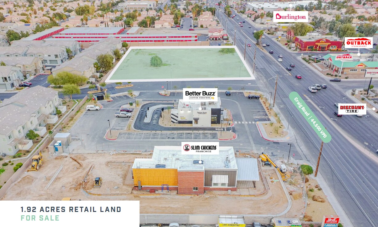 W Craig Rd @ Simmons St, North Las Vegas, NV for Sale