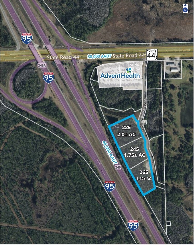 225, 245, 265 Memorial Pky, New Smyrna Beach, FL for Sale