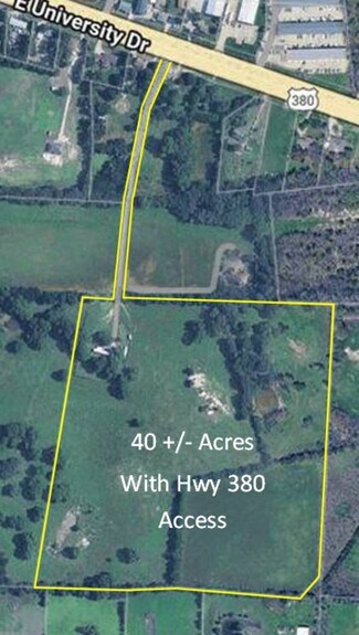 McKinney, TX Commercial Land - 3628 E University Dr McKinney, TX Commercial Land - 3628 E University Dr