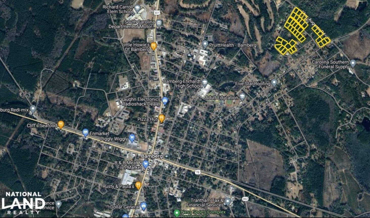 0 Char-Augusta Road, Bamberg, SC for Sale