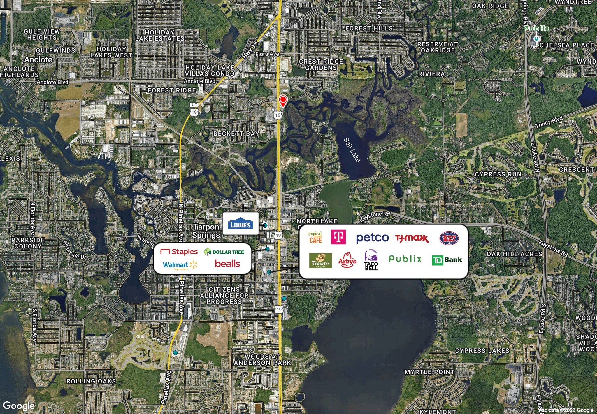 US Highway 19 N @ Beckett Way, Tarpon Springs, FL for Sale