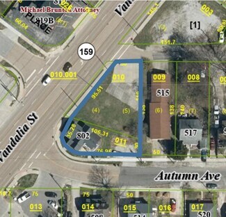 Collinsville, IL Commercial Land - 802 & 806 Vandalia St Collinsville, IL Commercial Land - 802 & 806 Vandalia St