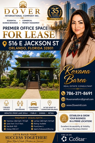 Orlando, FL Office - 516 E Jackson St Orlando, FL Office - 516 E Jackson St