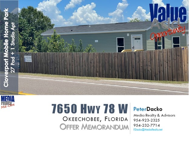 7650 Hwy 78 W, Okeechobee, FL for Sale